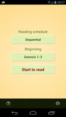 Bible Reading Schedule android App screenshot 3